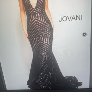 Jovani beaded gown